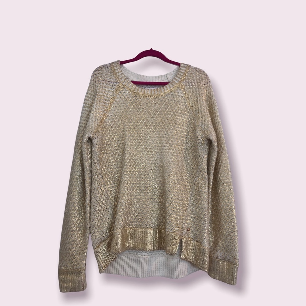 Juicy Couture Gold Scaled Sweater